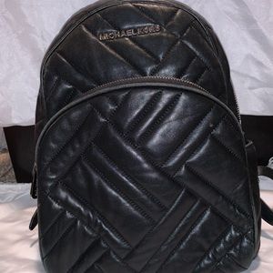 Michael Kors Quilted Soft Leather Backpack